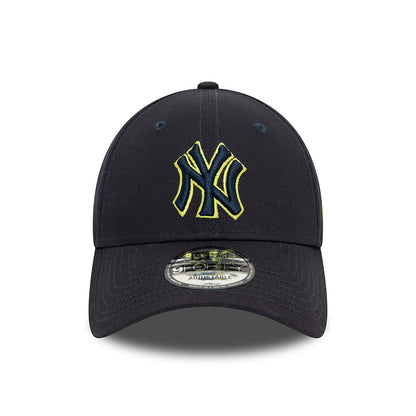 Casquette 9FORTY MLB Team Outline New York Yankees bleu marine-citron vert NEW ERA