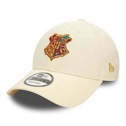 Casquette 9FORTY Harry Potter Poudlard crème NEW ERA