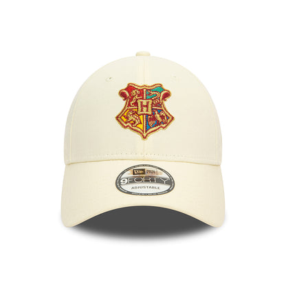 Casquette 9FORTY Harry Potter Poudlard crème NEW ERA