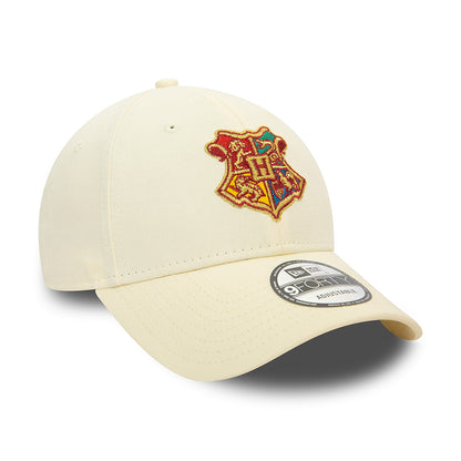 Casquette 9FORTY Harry Potter Poudlard crème NEW ERA