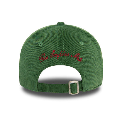 Casquette 9TWENTY NE Cord New York vert foncé NEW ERA