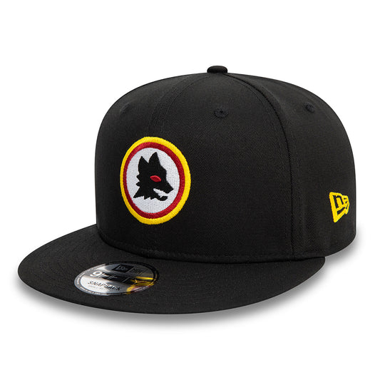 Casquette Snapback 9FIFTY Lupetto AS Roma noir NEW ERA