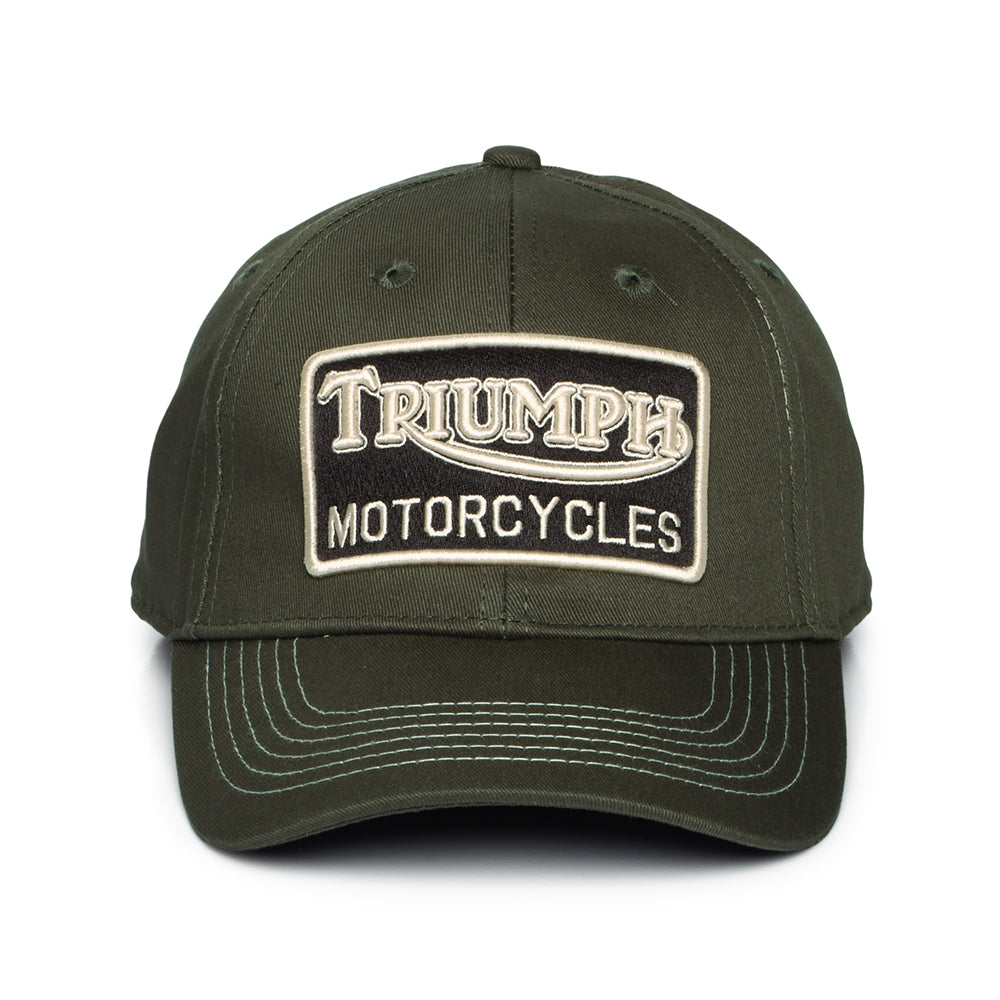 Casquette en Coton Forecourt olive foncé TRIUMPH MOTORCYCLES