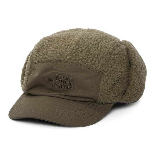 Casquette 5 Panel Hydrofuge en Polaire Avec Protège-Oreilles Cragmont marron fumé THE NORTH FACE