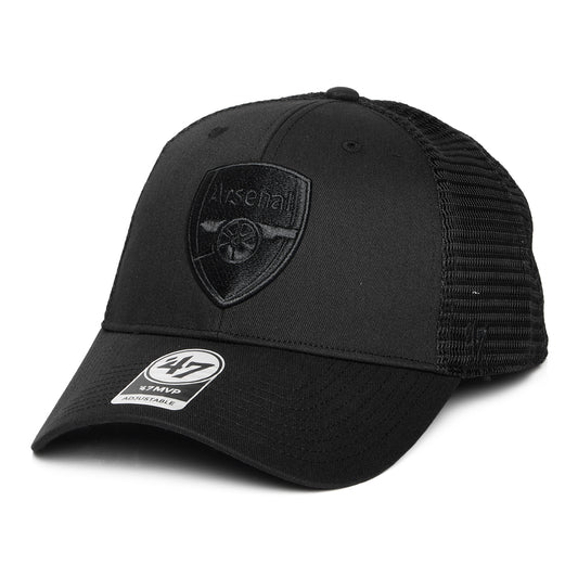 Casquette Trucker Branson MVP Arsenal FC noir sur noir 47 BRAND