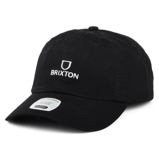 Casquette en Coton Alpha NetPlus LP noir-blanc BRIXTON