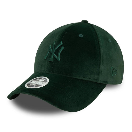 Casquette Femme 9FORTY MLB Velour New York Yankees vert foncé NEW ERA