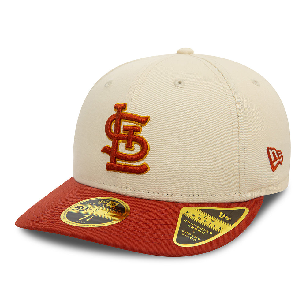 Casquette 59FIFTY MLB Seasonal World Series Low Profile St. Louis Cardinals crème clair-rouille NEW ERA