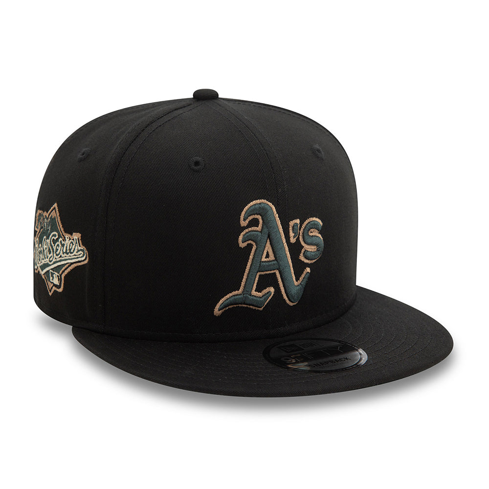 Casquette Snapback 9FIFTY MLB Seasonal World Series Oakland Athletics noir NEW ERA