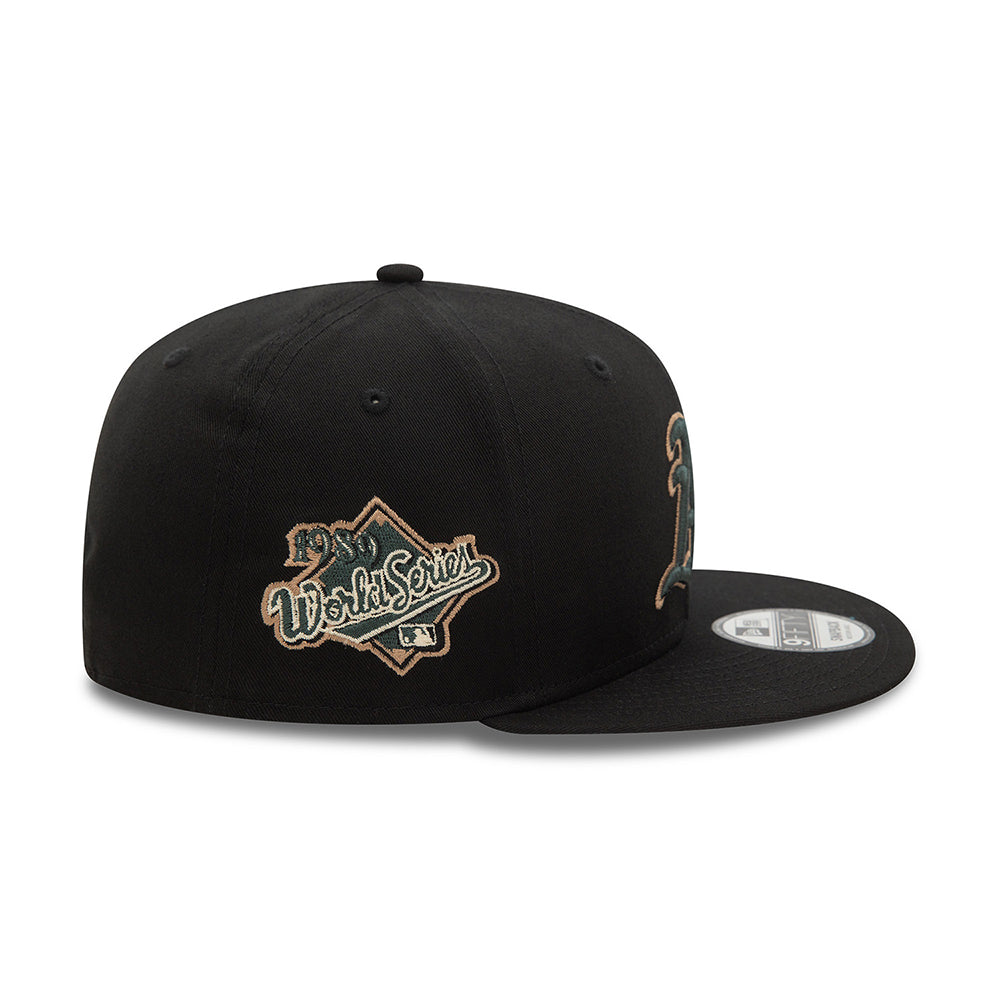 Casquette Snapback 9FIFTY MLB Seasonal World Series Oakland Athletics noir NEW ERA