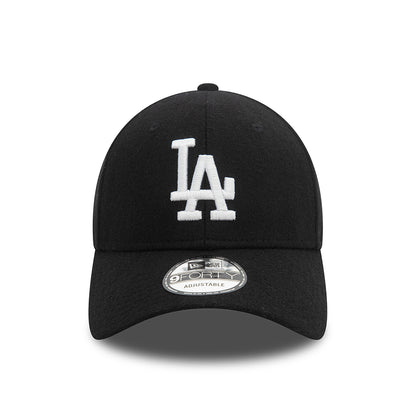 Casquette 9FORTY MLB Melton Wool L.A. Dodgers noir-blanc NEW ERA