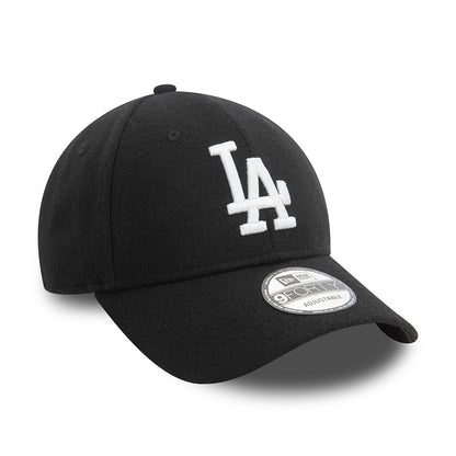 Casquette 9FORTY MLB Melton Wool L.A. Dodgers noir-blanc NEW ERA