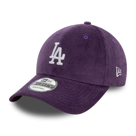 Casquette 9FORTY MLB Cord L.A. Dodgers quetsche-blanc NEW ERA