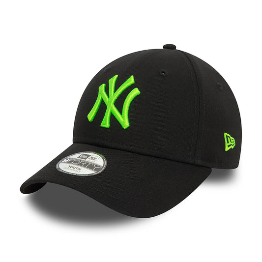 Casquette Enfant 9FORTY MLB Neon New York Yankees noir-vert fluo NEW ERA