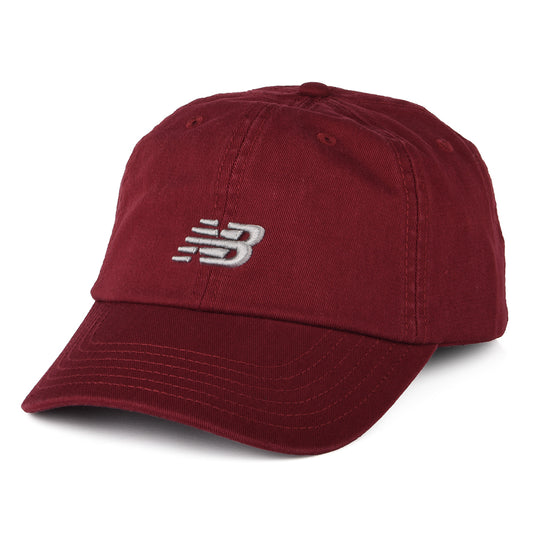 Casquette à Visière Incurvée Classic NB rouge foncé NEW BALANCE