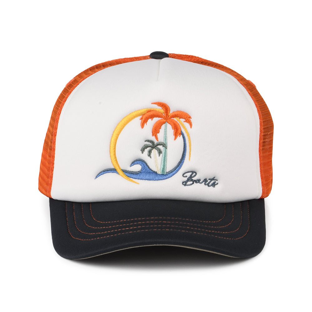 Casquette Trucker Enfant Surfie blanc-orange BARTS