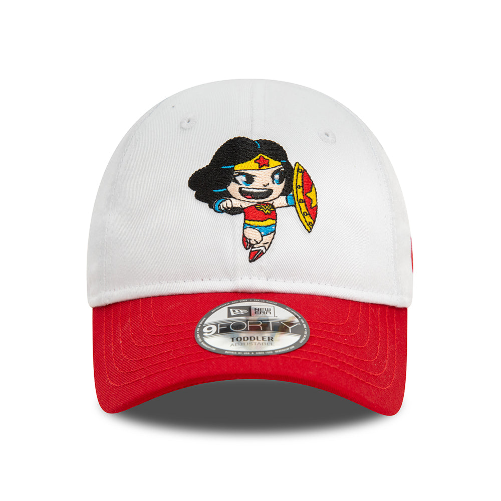 Casquette Enfant 9FORTY DC Comics Hero Wonder Woman blanc-écarlate NEW ERA