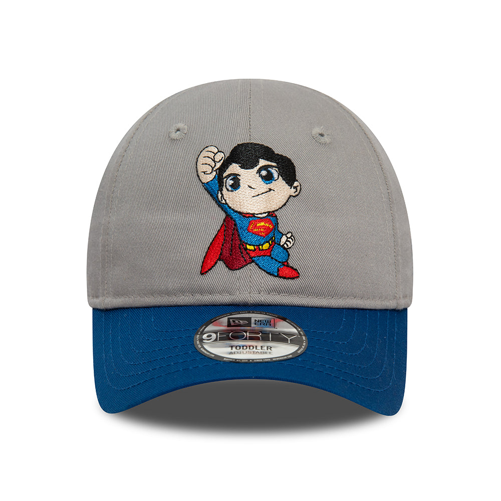 Casquette Enfant 9FORTY DC Comics Hero Superman gris-bleu NEW ERA