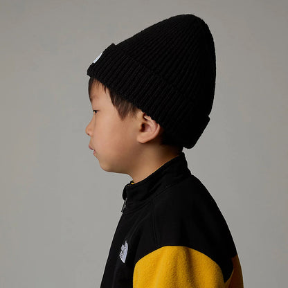 Bonnet Enfant à Revers TNF Box Logo noir THE NORTH FACE