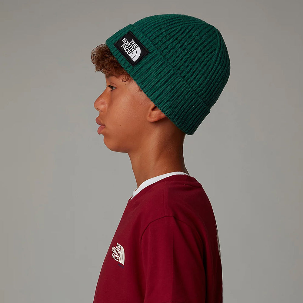 Bonnet Enfant à Revers TNF Box Logo sempervirent THE NORTH FACE