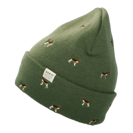 Bonnet à Revers Beagles Vinson olive BARTS