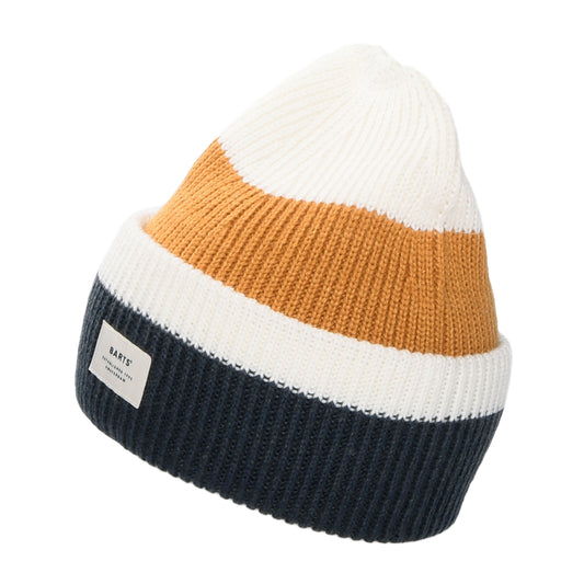 Bonnet Ardem ocre-blanc-gris BARTS