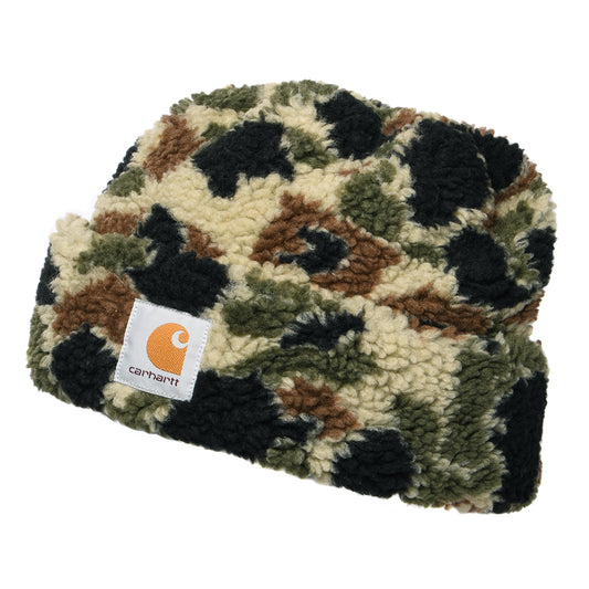 Bonnet en Polaire Sherpa Prentis camouflage CARHARTT WIP