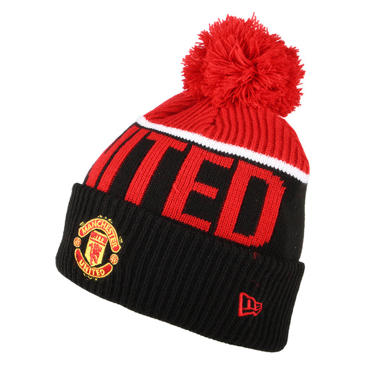 Bonnet à Pompon Sport Manchester United FC noir-écarlate NEW ERA