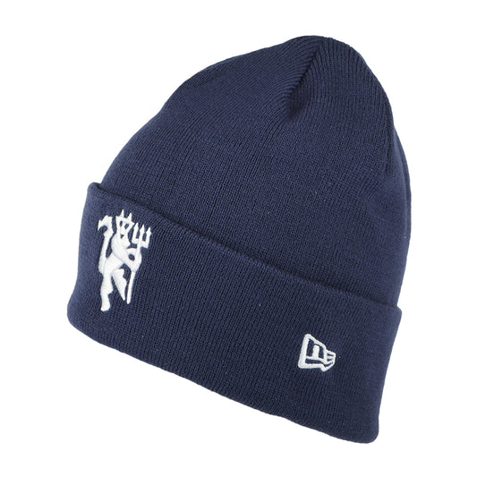 Bonnet Seasonal Cuff Manchester United FC bleu marine NEW ERA