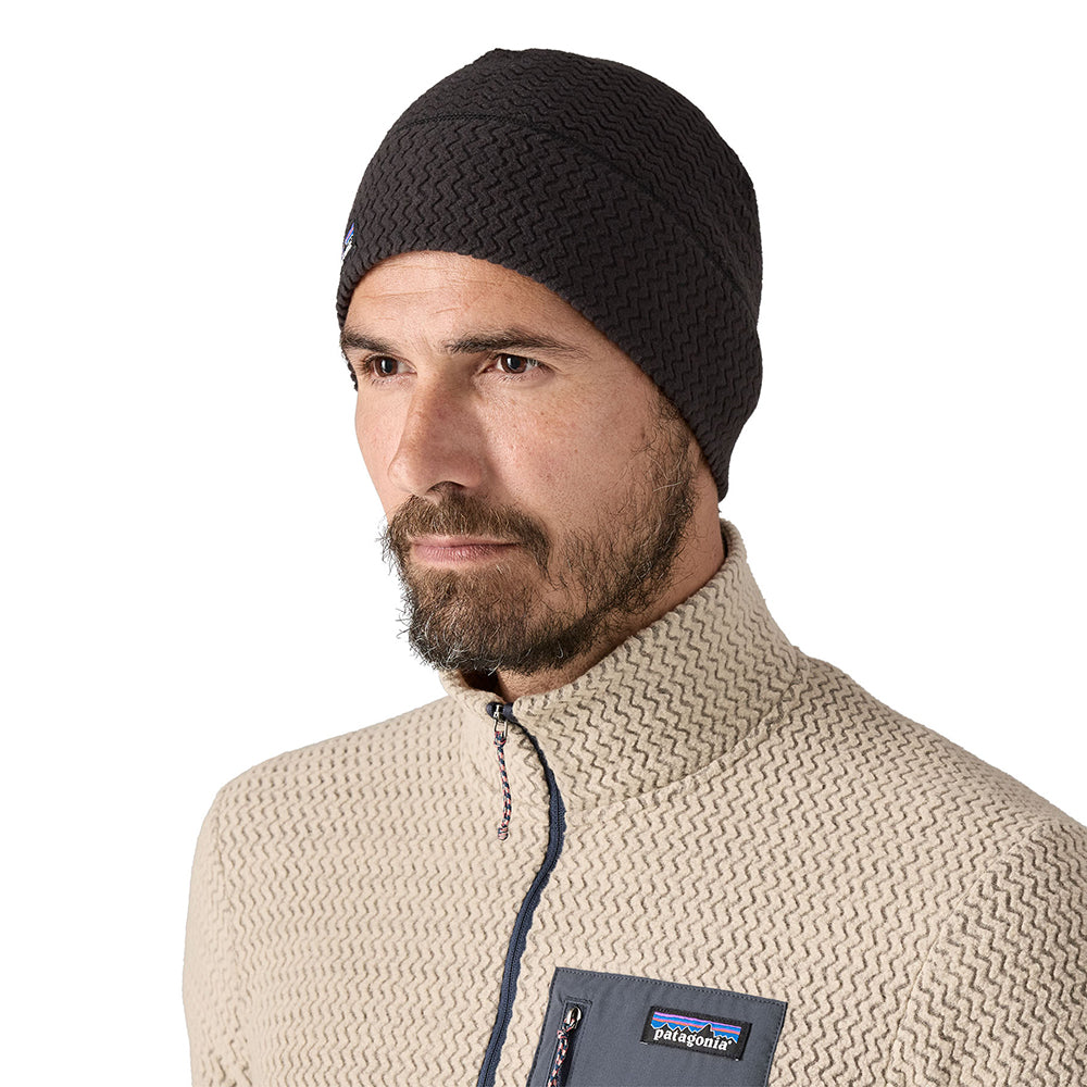 Bonnet en Polaire Jacquard R1 Air noir PATAGONIA