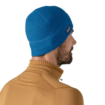 Bonnet en Polaire Jacquard R1 Air bleu PATAGONIA