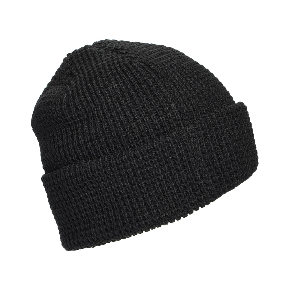 Bonnet Maille Gaufrée Snowdrifter noir PATAGONIA