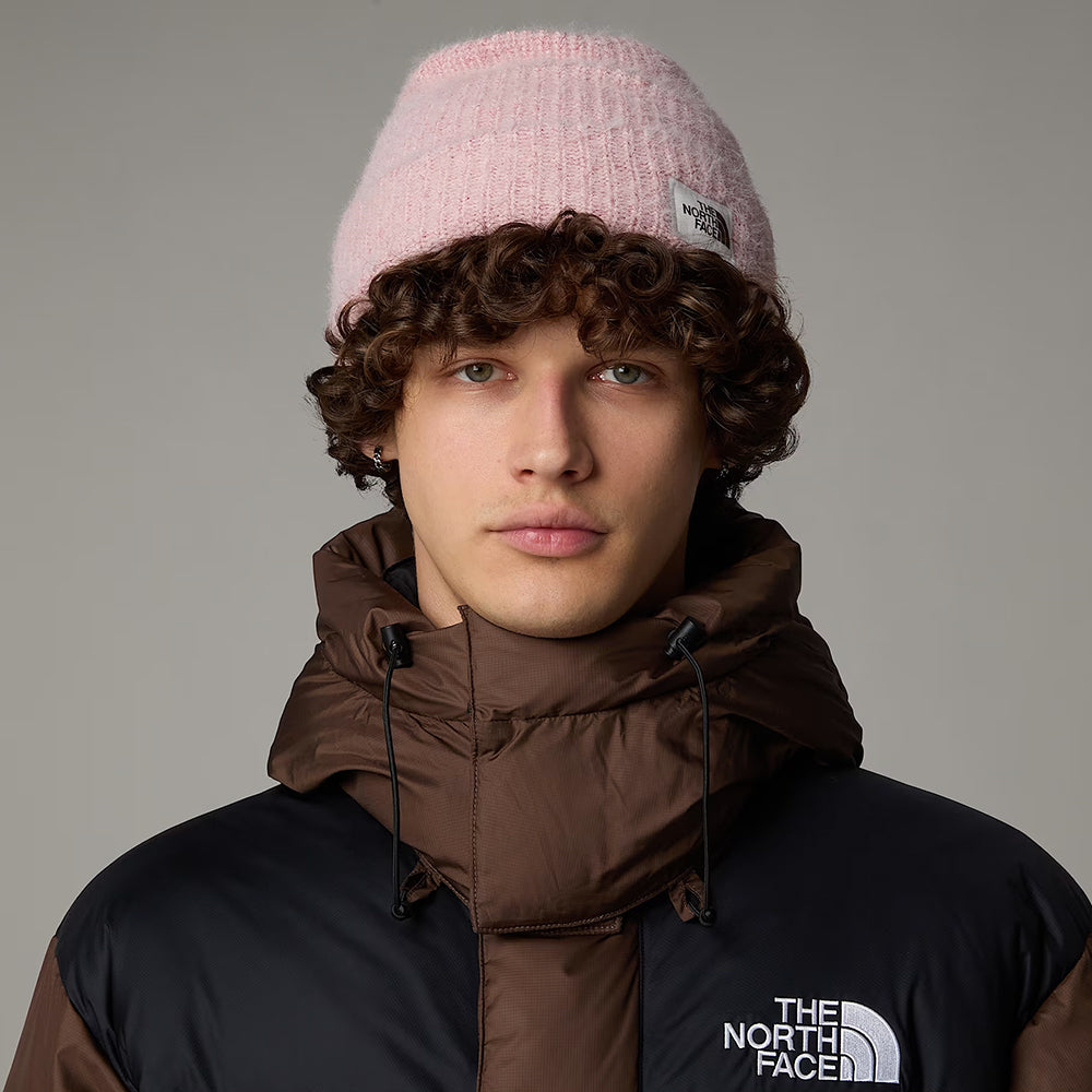 Bonnet Recyclé Salty Bae vieux rose THE NORTH FACE