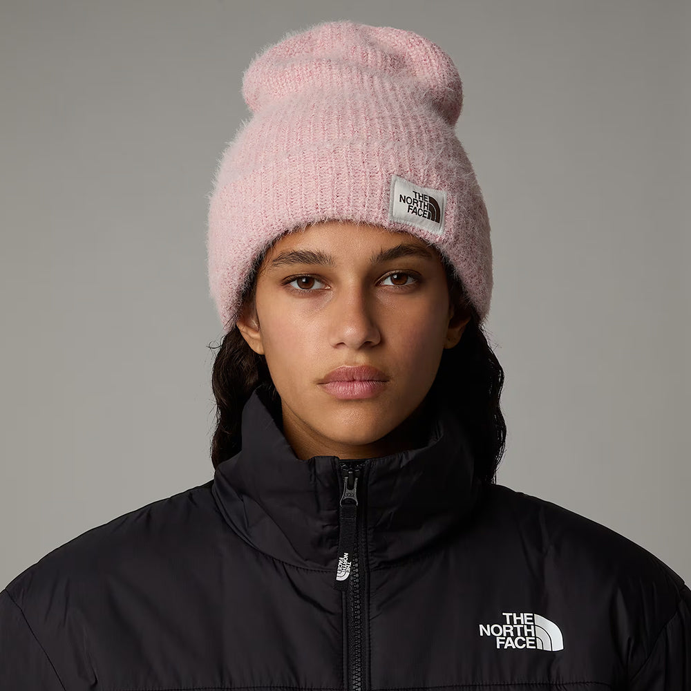 Bonnet Recyclé Salty Bae vieux rose THE NORTH FACE