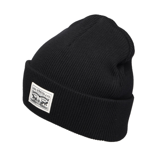 Bonnet en Coton Backpatch noir LEVI'S