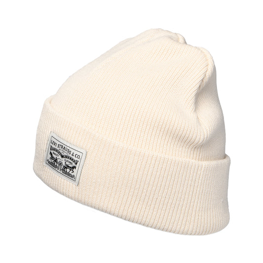 Bonnet Femme en Coton Backpatch crème LEVI'S