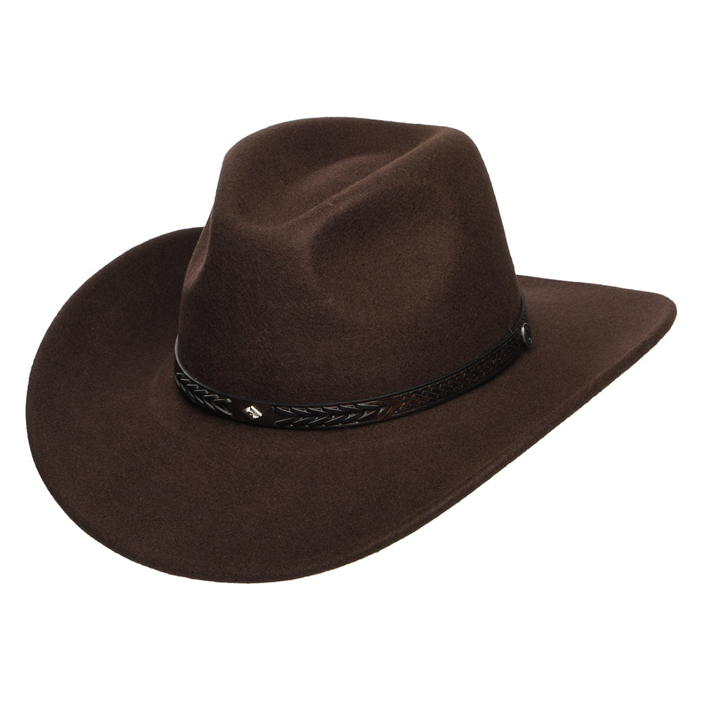 Chapeau de Cowboy Comanche marron JAXON & JAMES - VENTE EN GROS