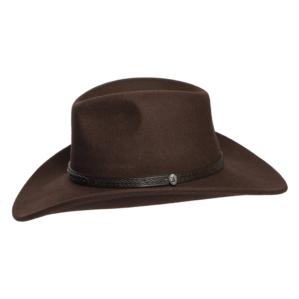 Chapeau de Cowboy Comanche marron JAXON & JAMES - VENTE EN GROS