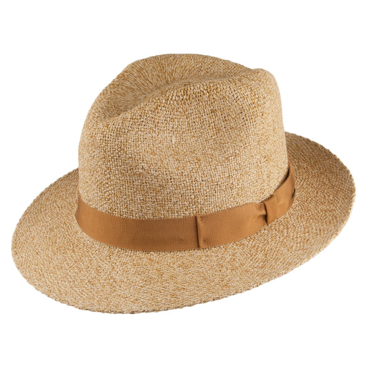 Chapeau Trilby en Paille Lite Lerman beige sable BAILEY