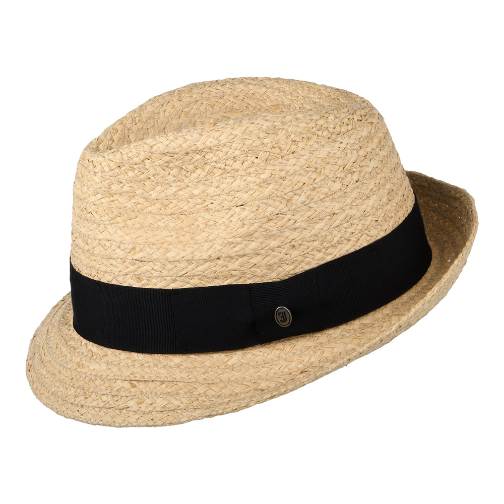 Chapeau Trilby en Raphia Saybrook naturel JAXON & JAMES