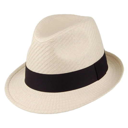 Chapeau Trilby en Paille décoloré FAILSWORTH