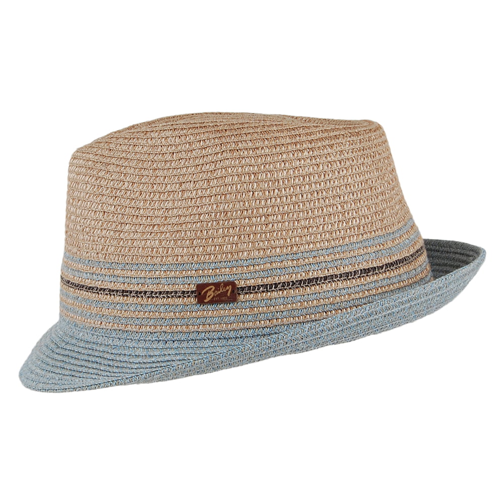 Chapeau Trilby en Paille Toyo Hooper naturel BAILEY