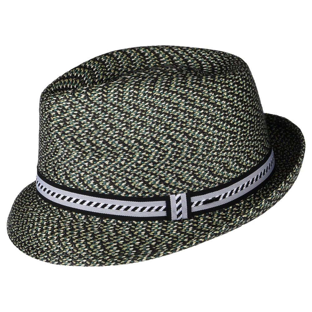 Chapeau Trilby Mannes noir-vert BAILEY