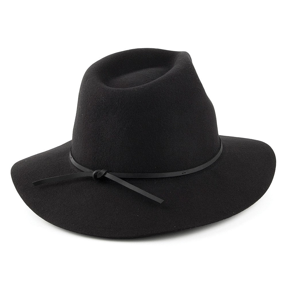 Chapeau Fedora Wesley noir BRIXTON