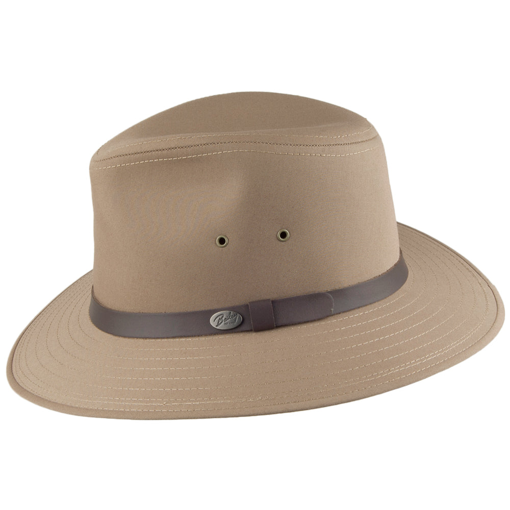 Chapeau Fedora Safari Hydrofuge Dalton beige sable BAILEY