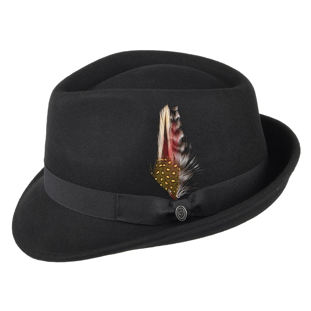 Chapeau Trilby Detroit noir JAXON & JAMES