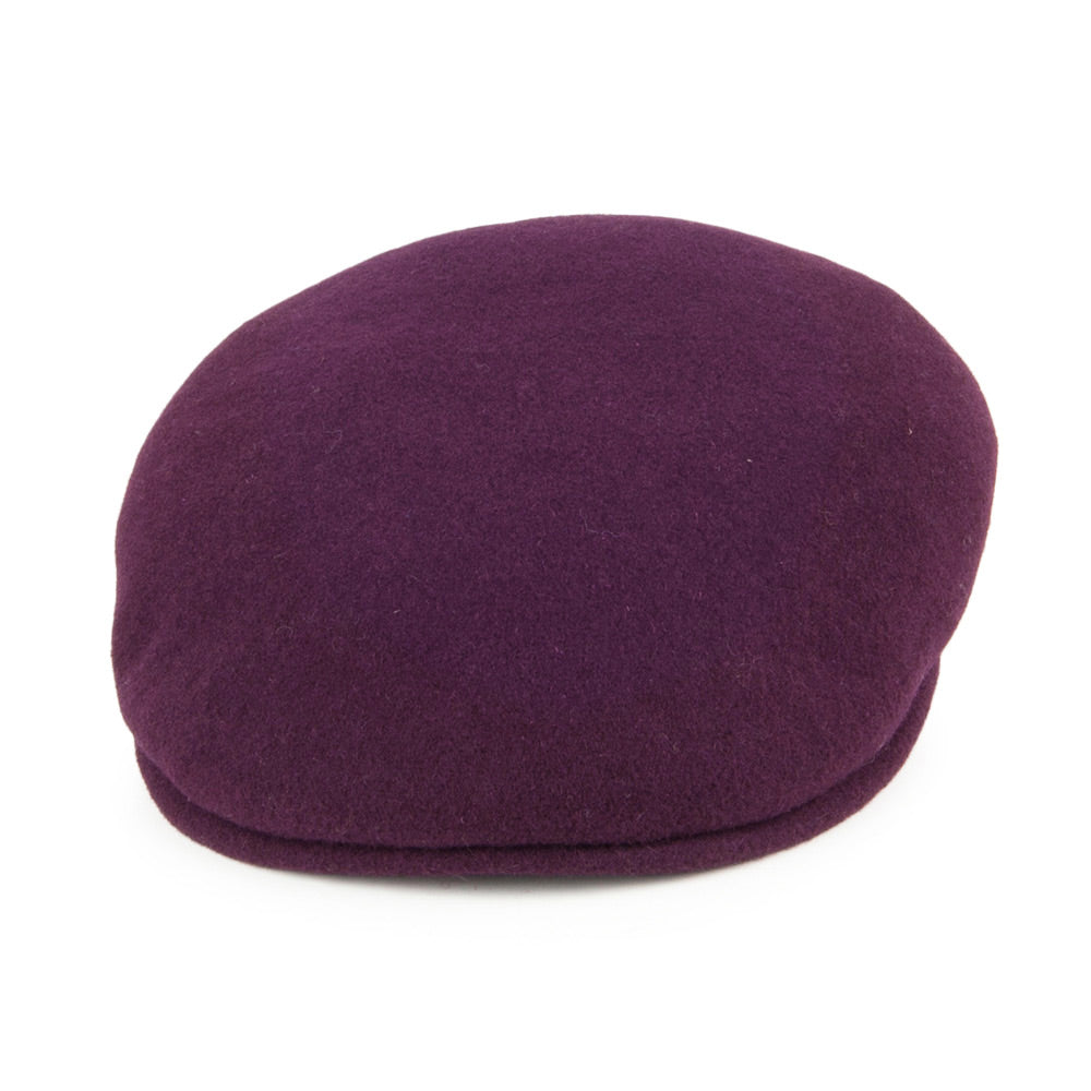 Casquette Plate en Laine 504 vin KANGOL