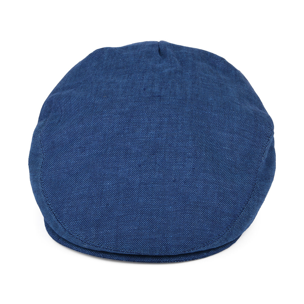 Casquette Plate en Lin Irlandais bleu FAILSWORTH