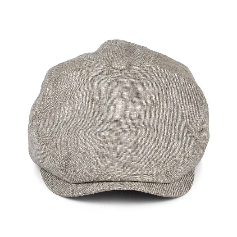 Casquette Plate en Lin Will Kimmel marron clair GOORIN BROS.