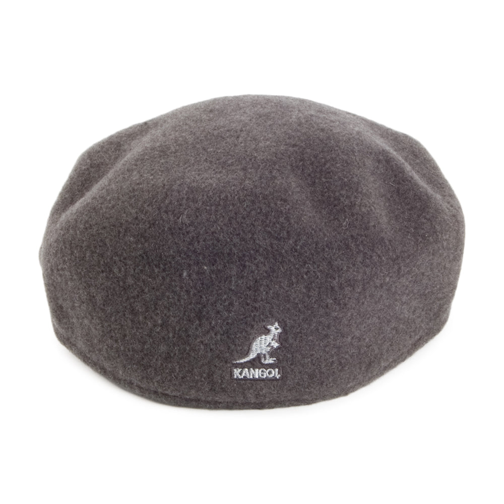 Casquette Plate en Laine 504 flanelle foncée KANGOL